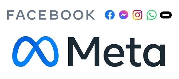 Meta, formerly Facebook logo